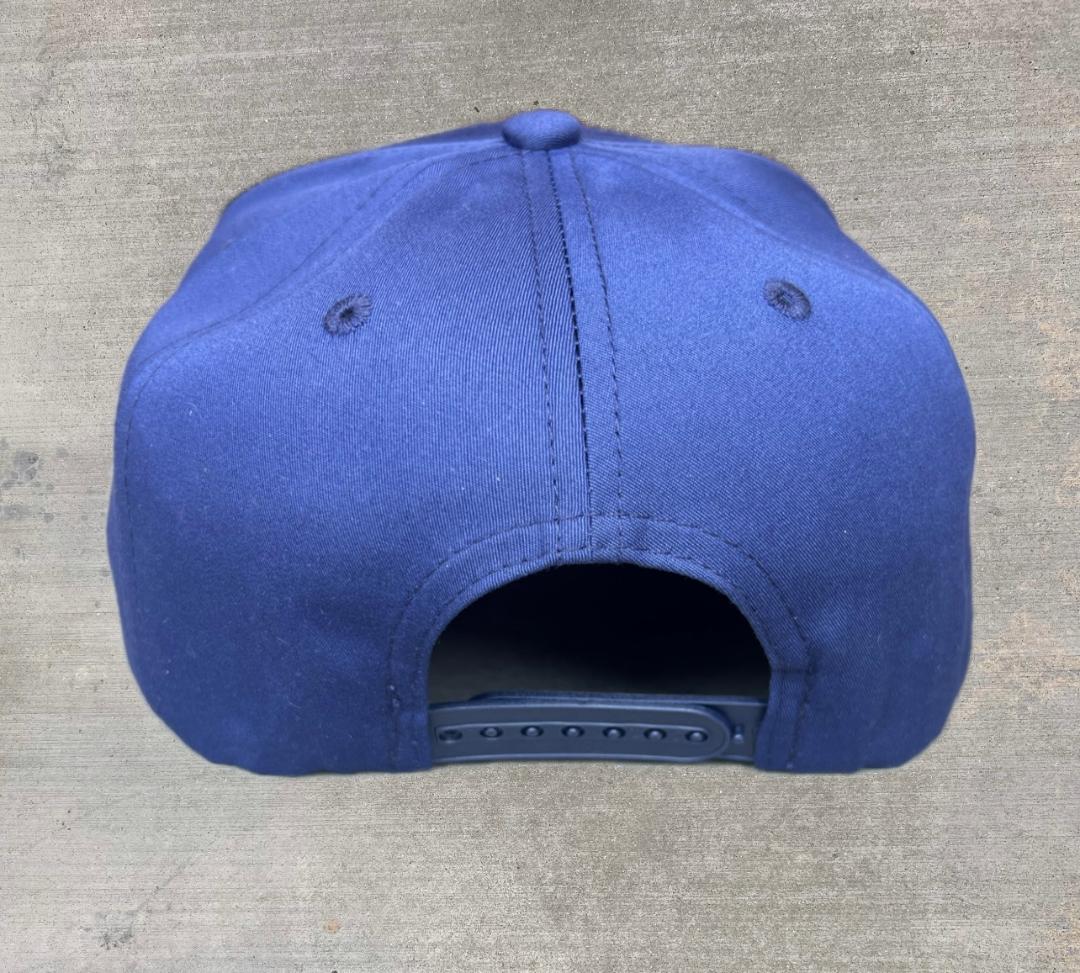 navy blue/orange