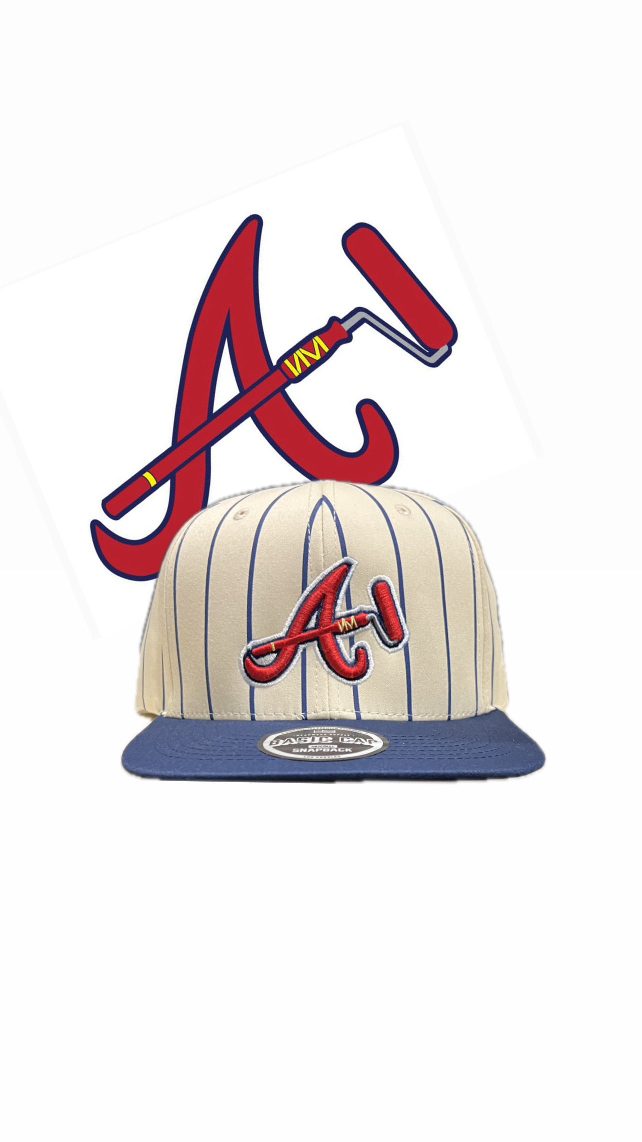 Navy Blue/ Pin Stripe