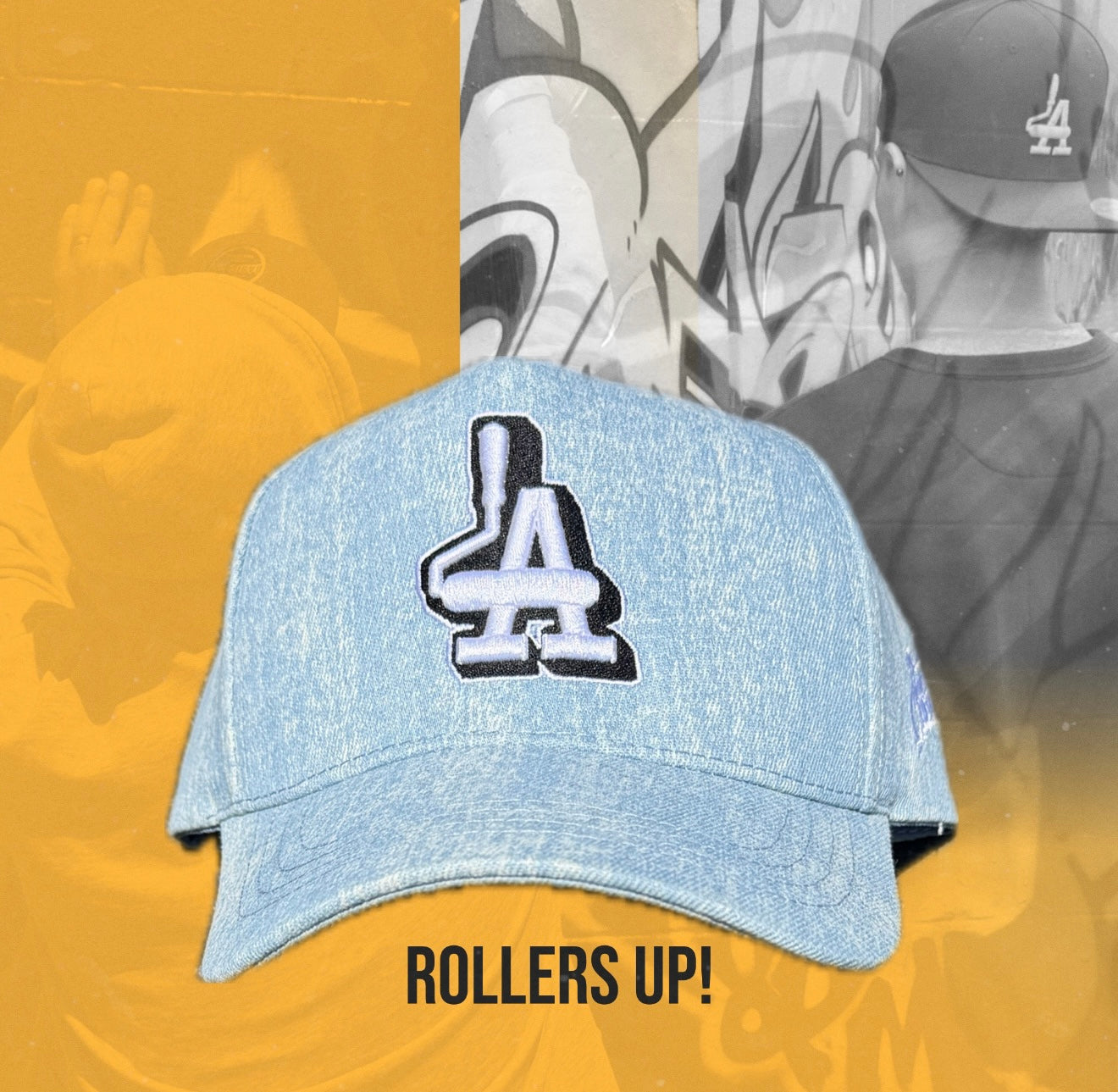 5 Panel Distressed Denim