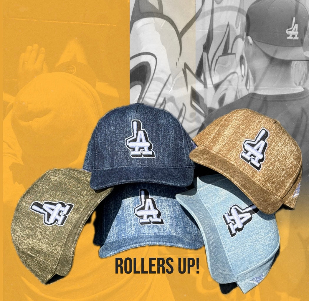 5 Panel Distressed Denim