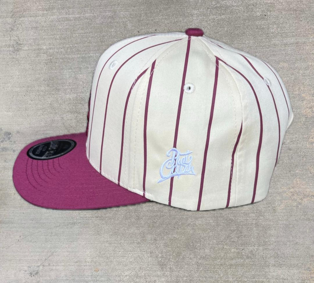Retro PinStripe LA Roller Snap Back