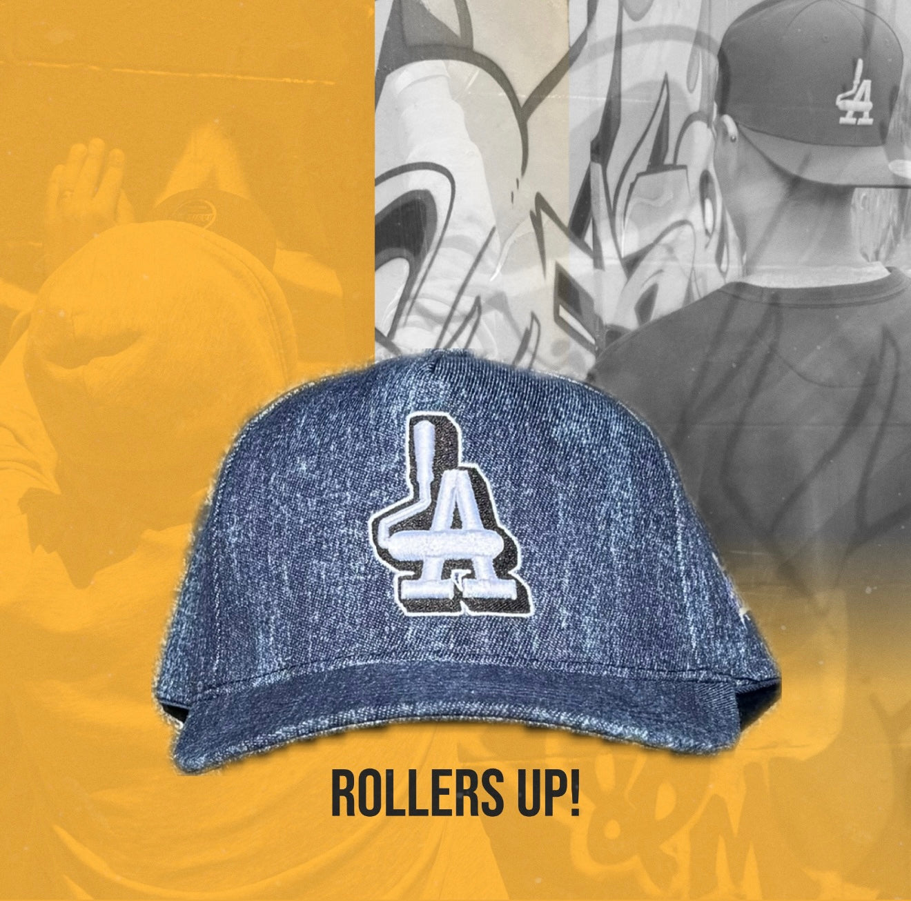 5 Panel Distressed Denim
